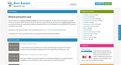 Desktop Screenshot of direct-annuaire.com