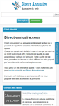 Mobile Screenshot of direct-annuaire.com